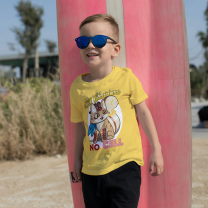Bennie the Dragonborn Barbarian "All Charisma, No Cell" Kid's T-Shirt
