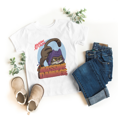 Geno the Halfling Rogue "Sneak Attack for MASSIVE DAMAGE" Kid's T-Shirt