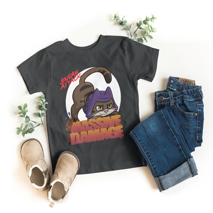 Geno the Halfling Rogue "Sneak Attack for MASSIVE DAMAGE" Kid's T-Shirt