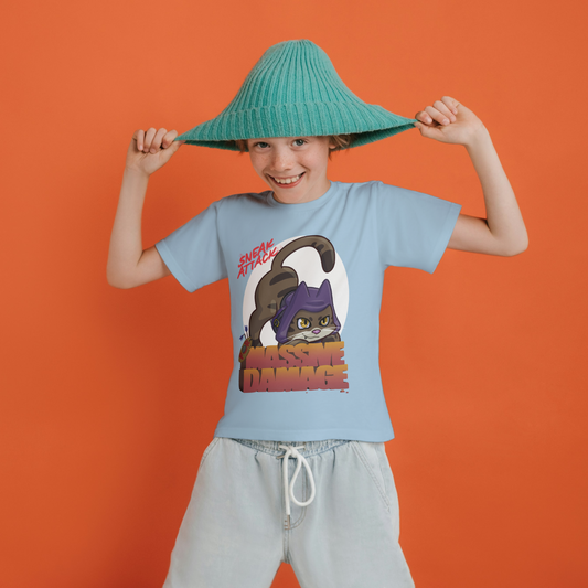 Geno the Halfling Rogue "Sneak Attack for MASSIVE DAMAGE" Kid's T-Shirt