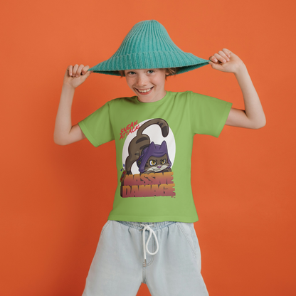 Geno the Halfling Rogue "Sneak Attack for MASSIVE DAMAGE" Kid's T-Shirt