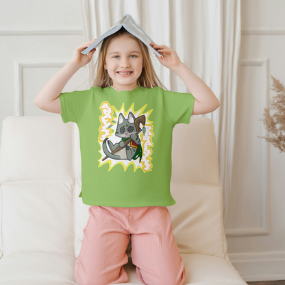 Joey the Half-Orc Druid "Analysis Paralysis" Kid's T-Shirt