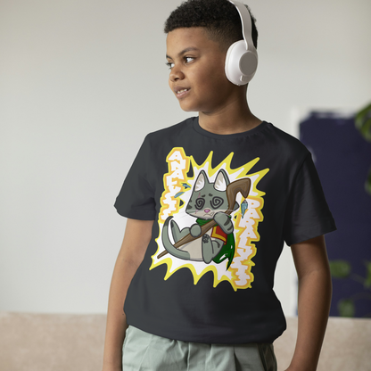 Joey the Half-Orc Druid "Analysis Paralysis" Kid's T-Shirt