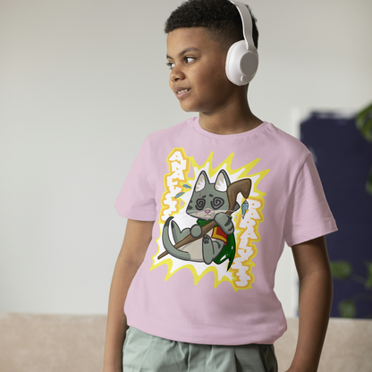 Joey the Half-Orc Druid "Analysis Paralysis" Kid's T-Shirt
