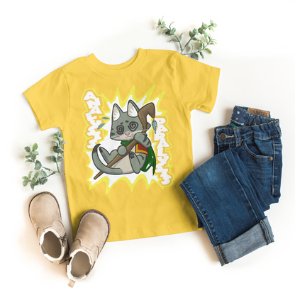 Joey the Half-Orc Druid "Analysis Paralysis" Kid's T-Shirt