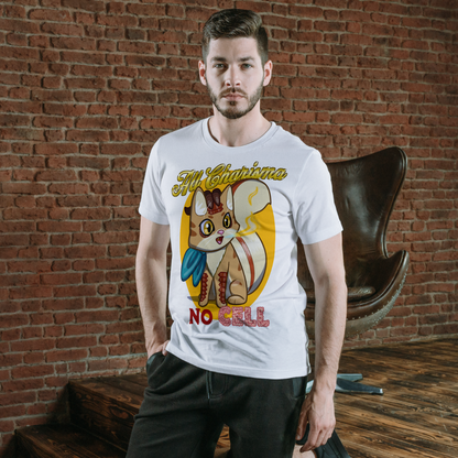 Bennie the Dragonborn Barbarian "All Charisma, No Cell" T-Shirt