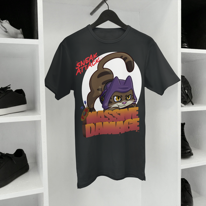 Geno the Halfling Rogue "Sneak Attack for MASSIVE DAMAGE" T-Shirt