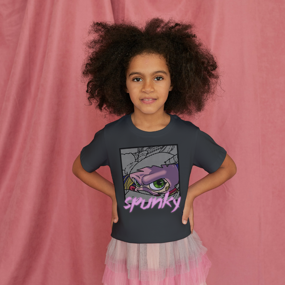 pinky the street ninja "spunky" kid’s tee – cute ninja shirt