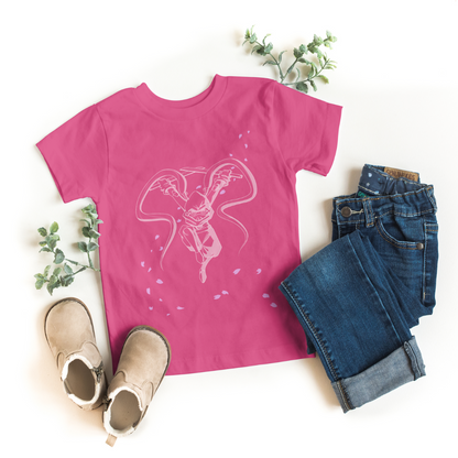 Pinky the Sakura Ninja Kid’s Tee – Pink Anime Girl Shirt