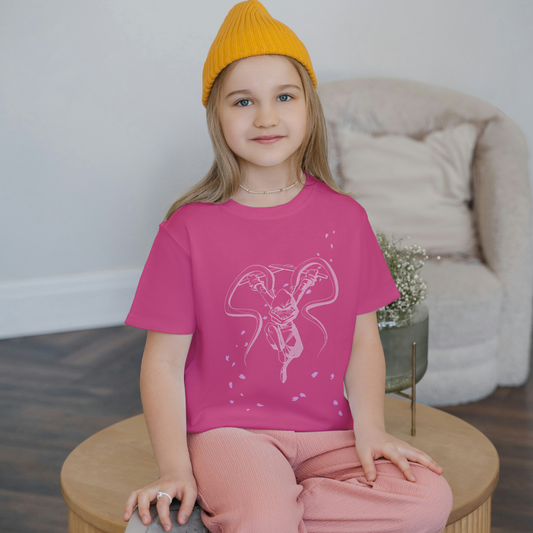 Pinky the Sakura Ninja Kid’s Tee – Pink Anime Girl Shirt